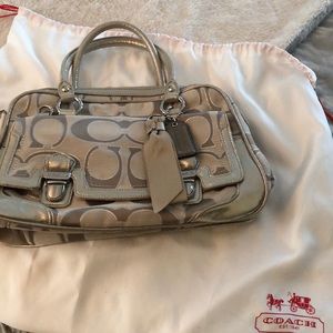 COACH NWOT optic satchel